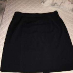 Talbots Navy Blue Skirt with Belt